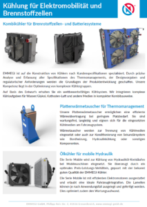 Broschüre Brennstoffzellen-Kühlung
